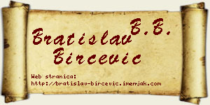Bratislav Birčević vizit kartica